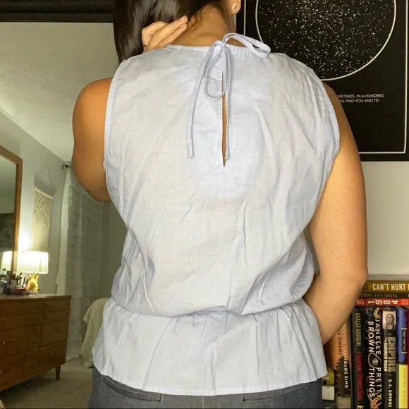 Treasure & Bond Sleeveless Peplum Top - Picture 6 of 7